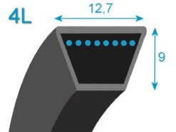 Courroie Pour Tracteur Tondeuse John Deere (M124895)