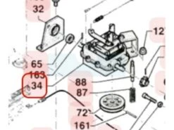Boitier Réducteur Pour Tondeuse Sarp / Oleo Mac / Pubert (0306040002)