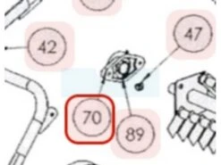 Palier De Rotor Pour Scarificateur Roques & Lecoeur (0002020026)