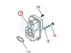 Pot D'échappement Pour Moteur Zenoah (140015111)