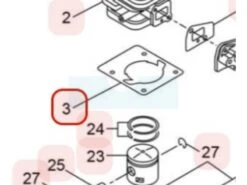 Joint D'embase Pour Débroussailleuse Maruyama (285772)