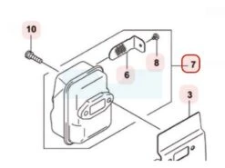 Pot D'échappement Pour Moteur Kawasaki (490690784)