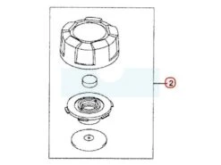 Bouchon D'éssence Pour Moteur Kawasaki (510482072)