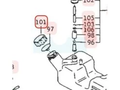 Bouchon D'éssence Pour Moteur Kawasaki (510492095)