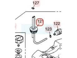 Sortie De Réservoir + Tuyau Pour Moteur Zenoah (591185300)
