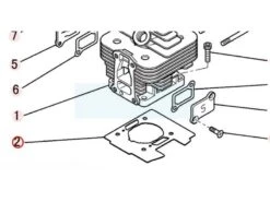 Joint D'embase Pour Moteur Mitsubishi (KW32027AA)