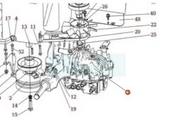 Boîte De Vitesse Pour Débroussailleuse Autoportée Roques & Lecoeur (N532991053)